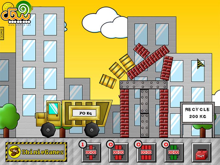 بازی آنلاین فکری تخریب شهر 3